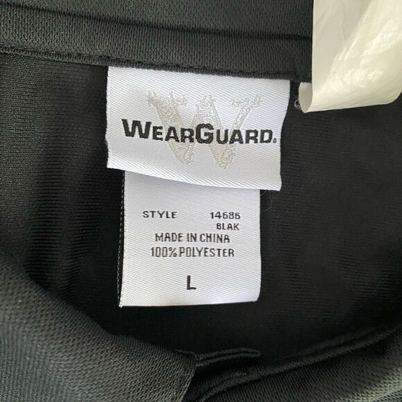 Wear Guard men L 3 button dri wear short sleeve 2 bundle polos black - Picture 6 of 9